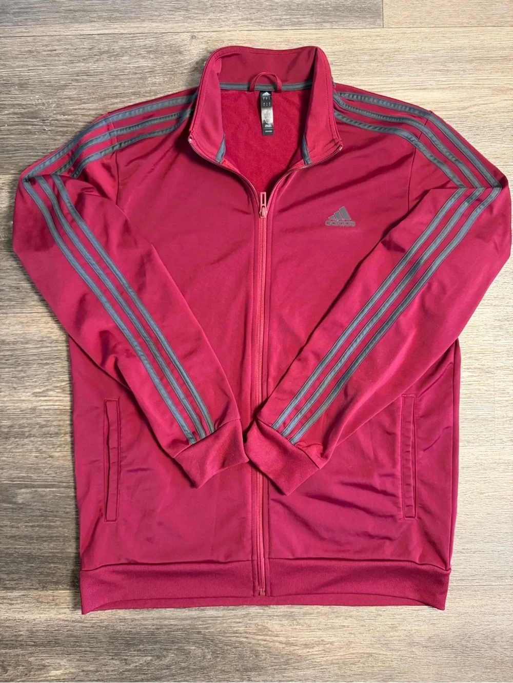 adidas Mens Track Jacket & Joggers with Gray Stripes
